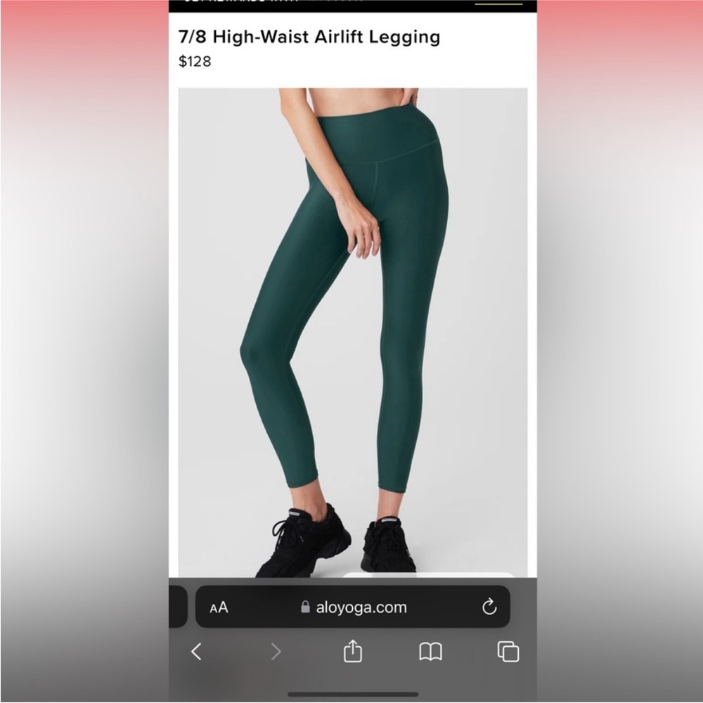 ALO Yoga Airlift 7/8s Legging Size Medium